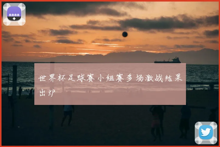 世界杯足球赛小组赛多场激战结果出炉